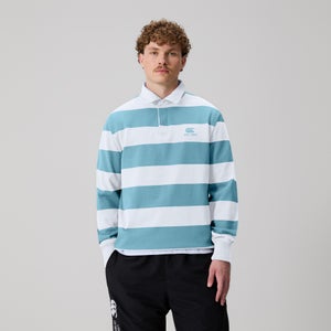 Mens Hoop Rugby Jersey Blue