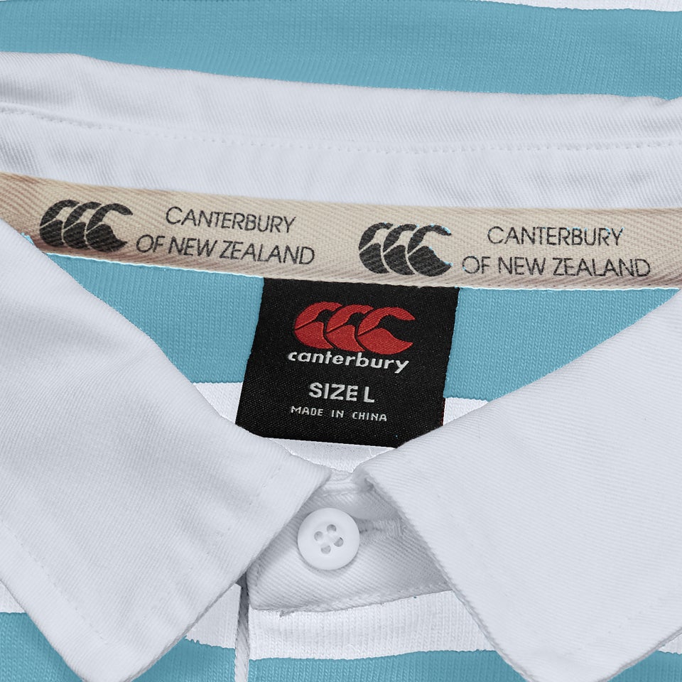 Mens Hoop Rugby Jersey Blue