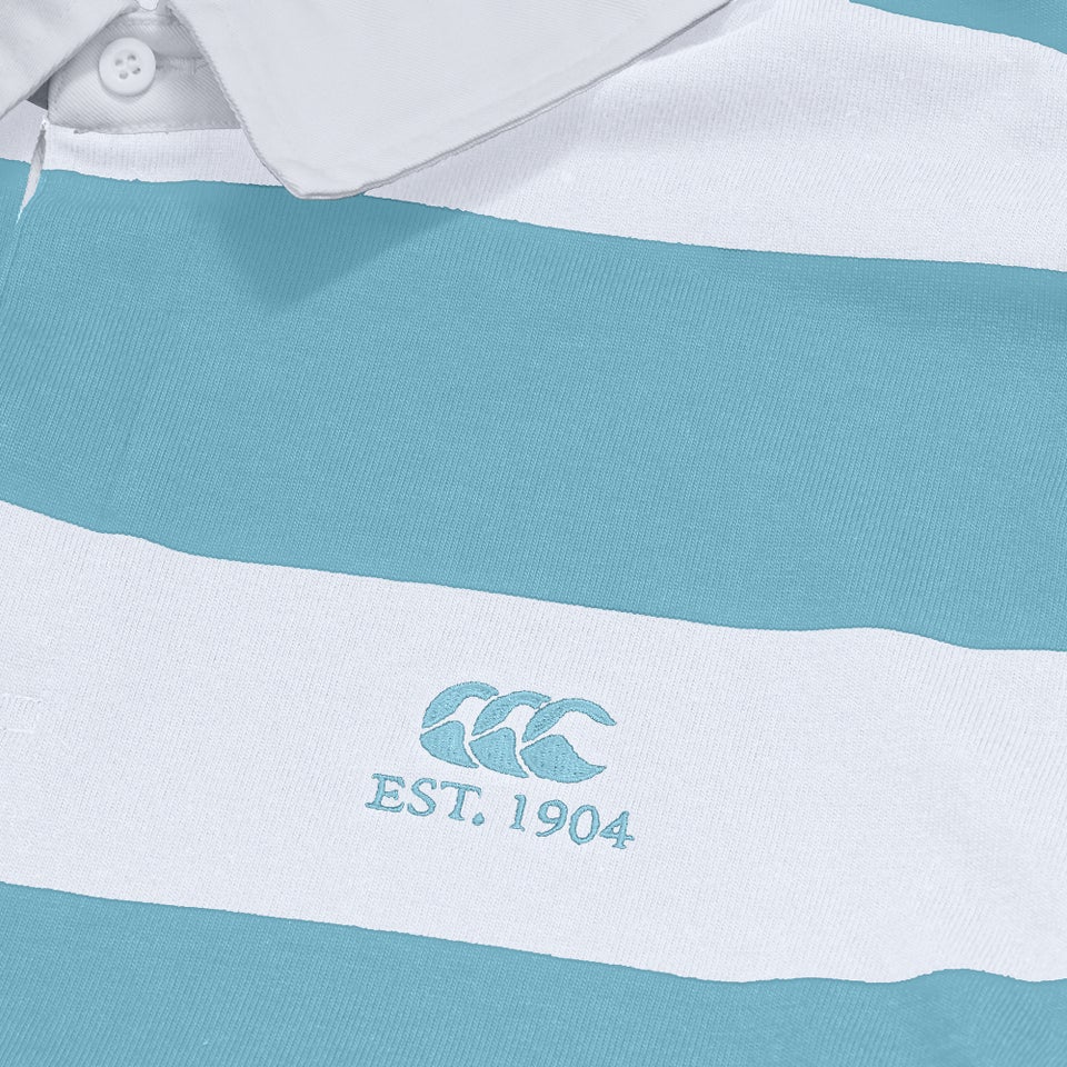 Mens Hoop Rugby Jersey Blue