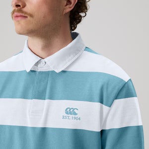 Mens Hoop Rugby Jersey Blue