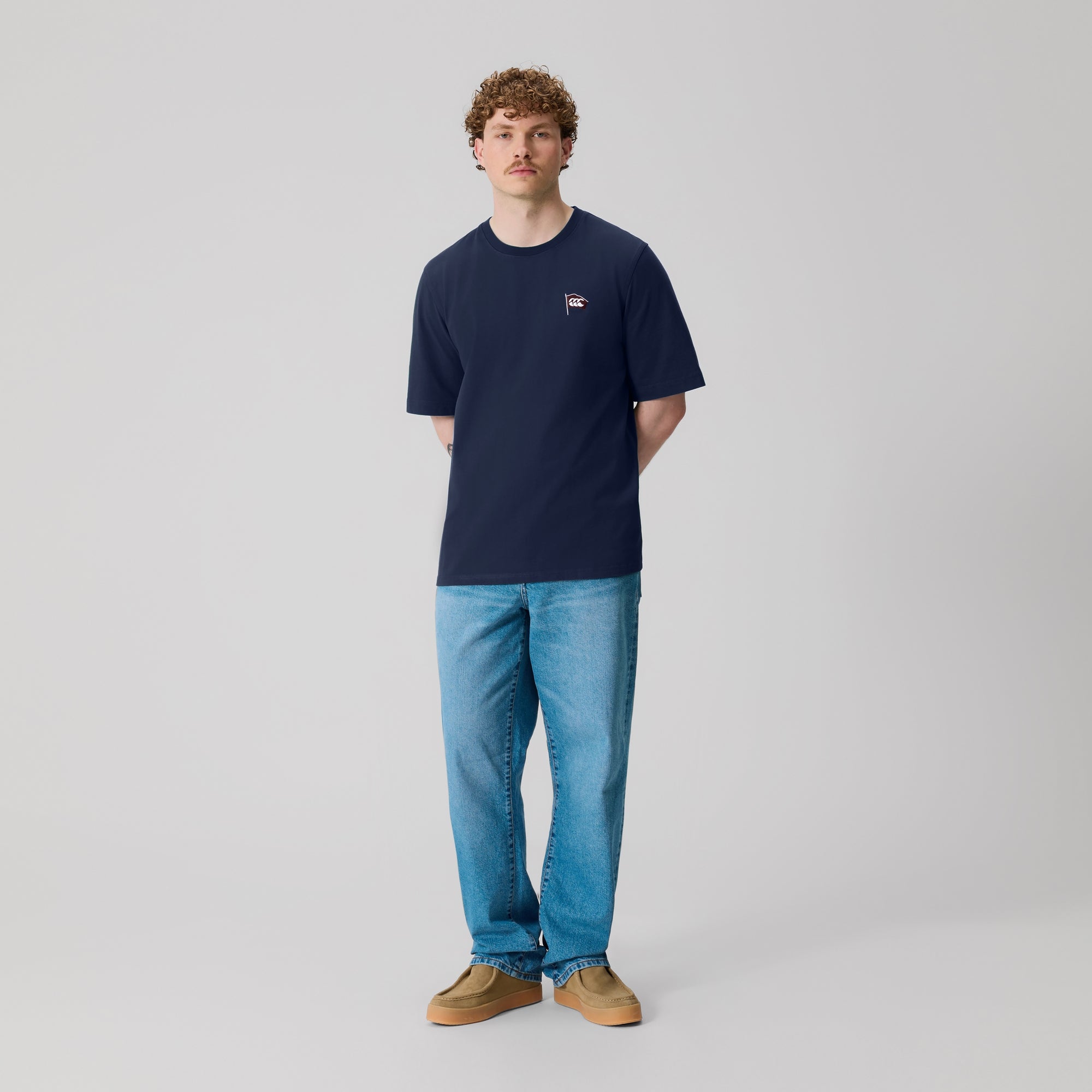 Mens Classic T-Shirt Navy | Canterbury