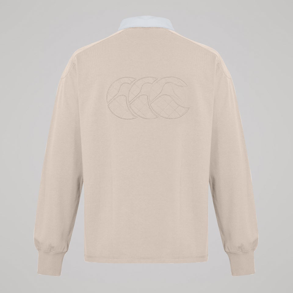 Mens The Rugby Jersey Beige