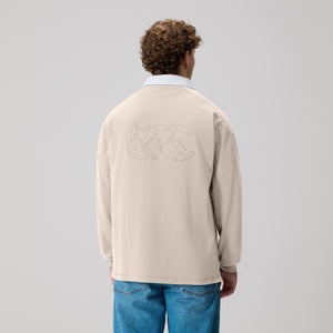 Mens The Rugby Jersey Beige