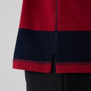 Mens Hoop Rugby Jersey Red/Blue