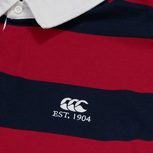 Mens Hoop Rugby Jersey Red/Blue