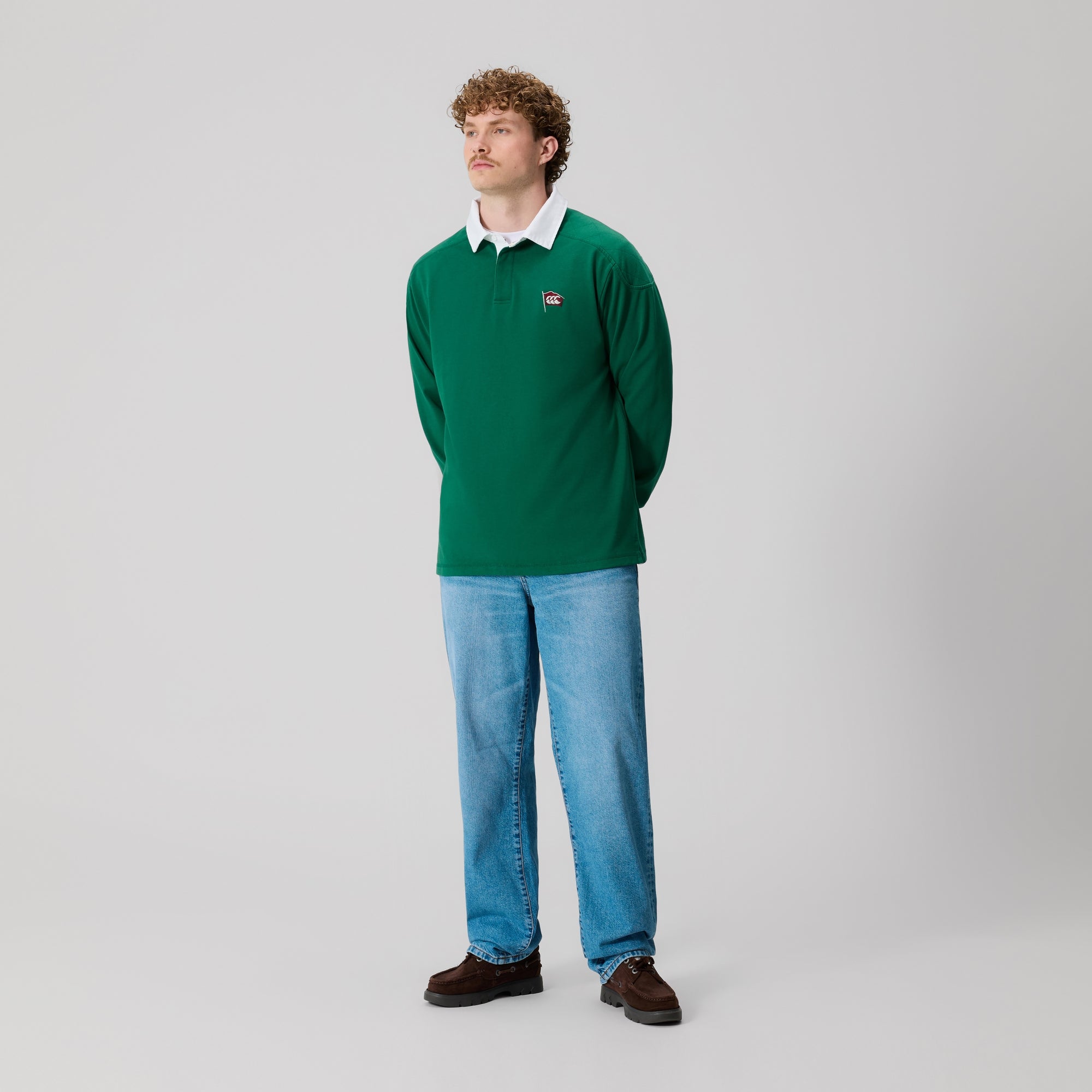 Mens The Rugby Jersey Green | Canterbury