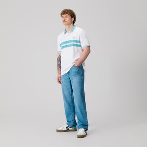 CANTERBURY CHEST STRIPE CCC POLO AM WHITE - S