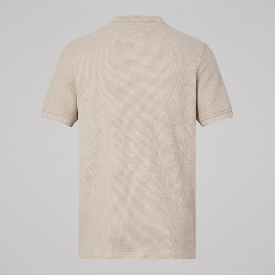 Mens Classic Polo Beige