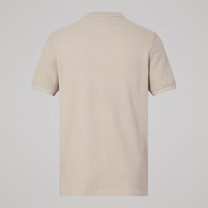 Mens Classic Polo Beige