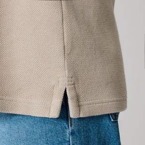 Mens Classic Polo Beige