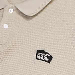 Mens Classic Polo Beige