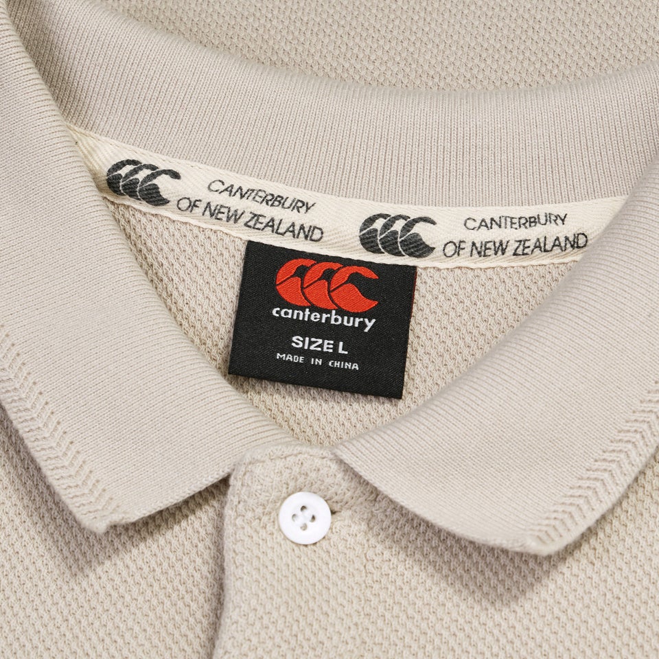 Mens Classic Polo Beige