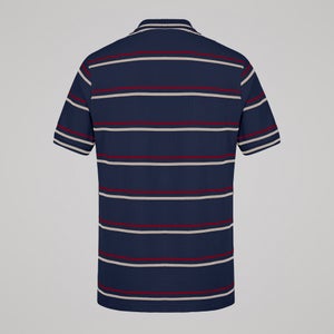 CANTERBURY MULTI STRIPE CCC POLO AM NAVY