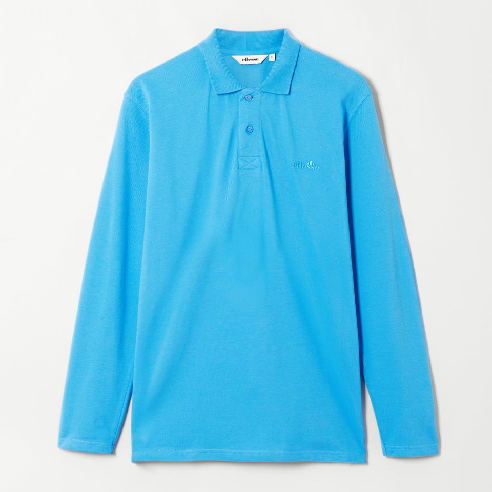 Men's Nerola Long Sleeve Polo Blue