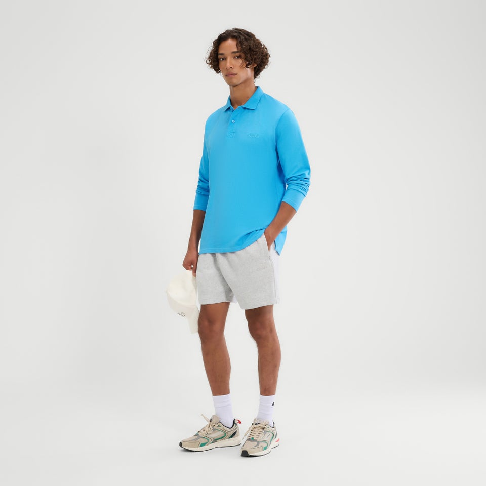 Men's Nerola Long Sleeve Polo Blue