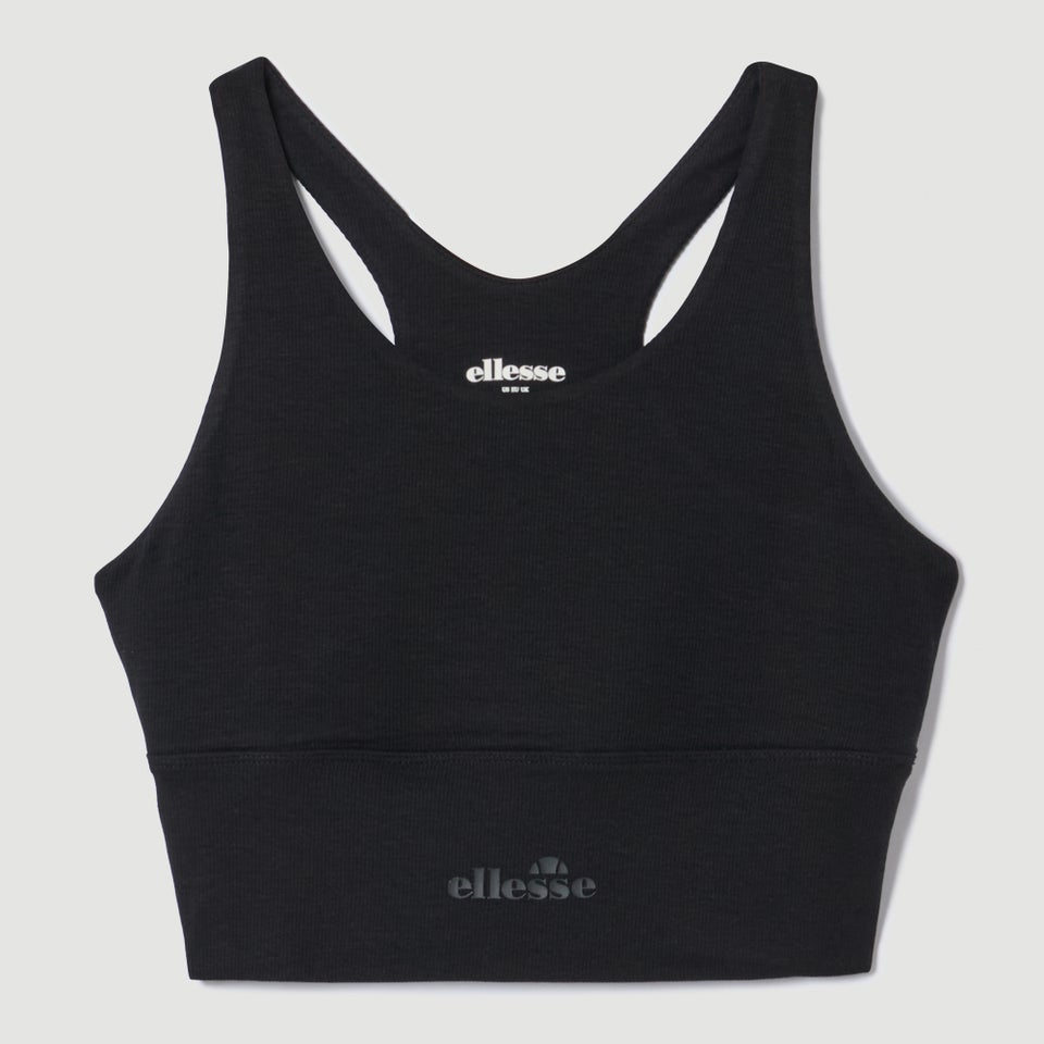 Ringerrücken-BH-Top Ballante mit Rundausschnitt für Damen Schwarz