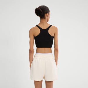 Women's Ballante Scoop Neck Racerback Bra Top Black