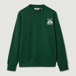 ELLESSE CLUB DI CORSA SWEATSHIRT AM DARK GREEN - S