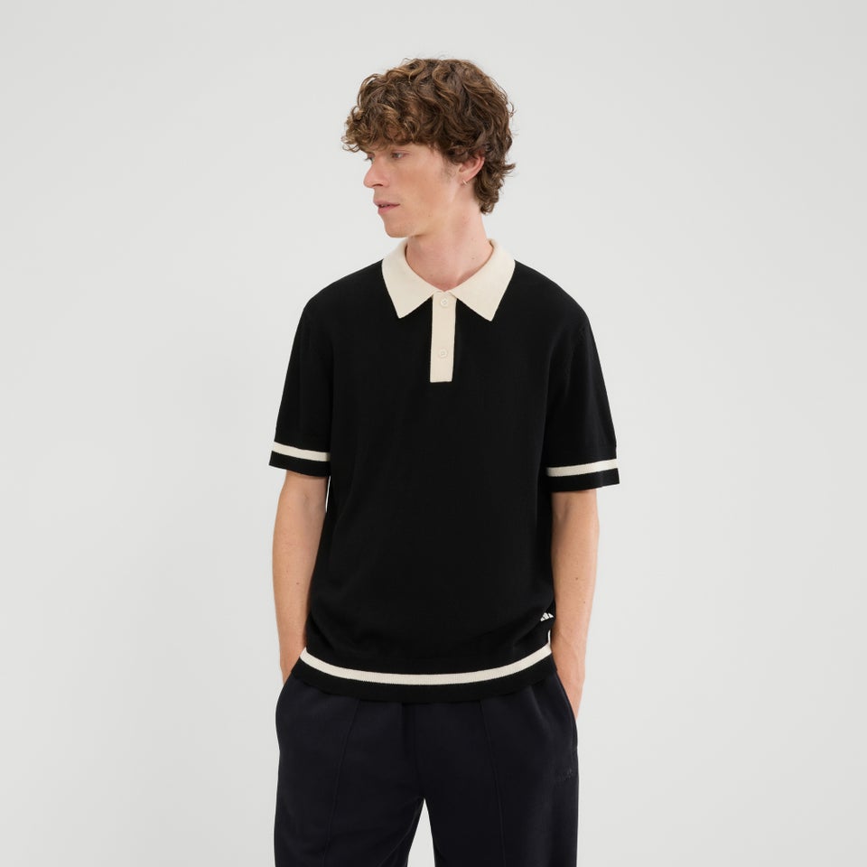 Men's Tuccia True Knit Polo Black
