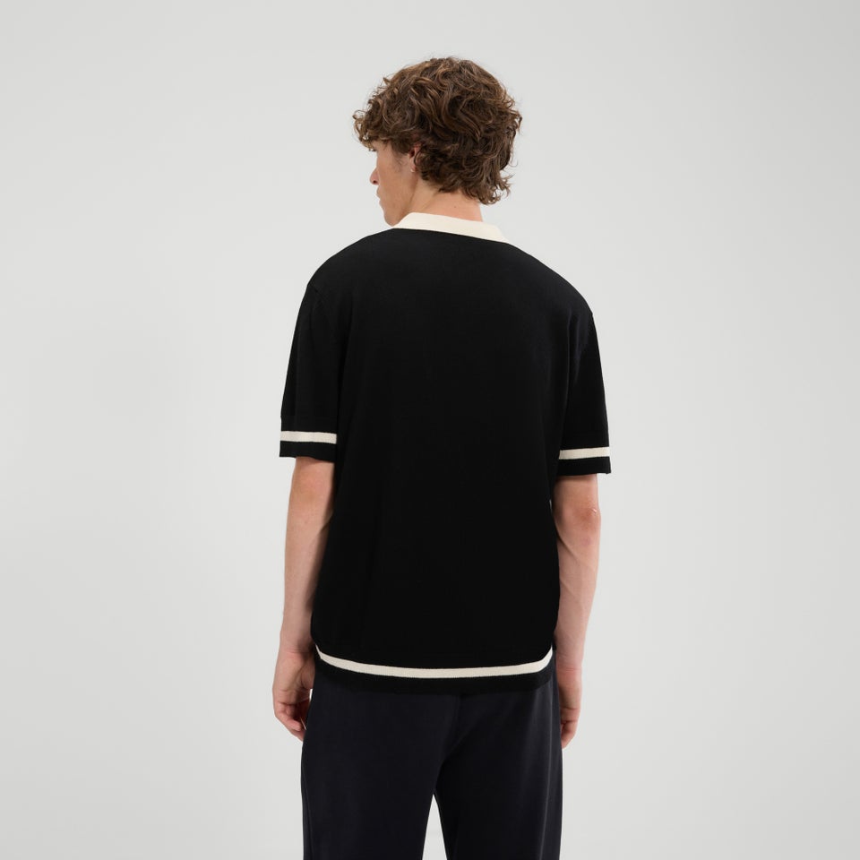 Men's Tuccia True Knit Polo Black