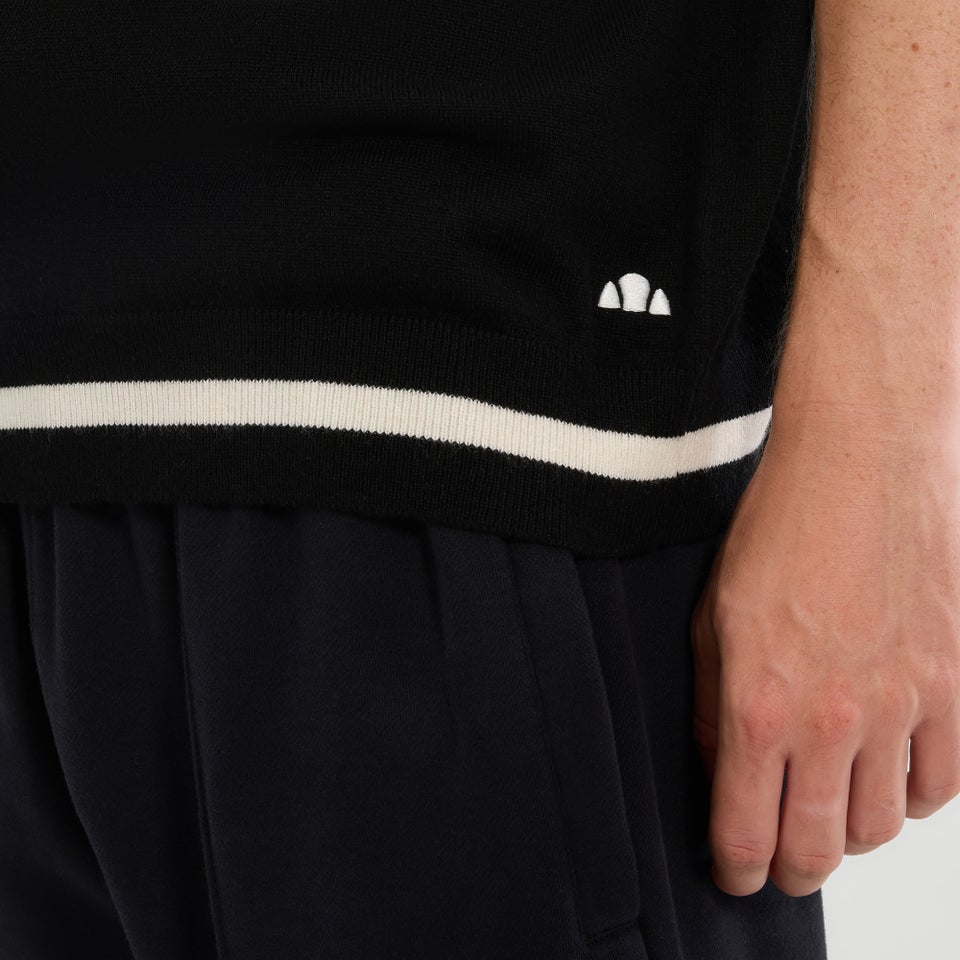 Men's Tuccia True Knit Polo Black