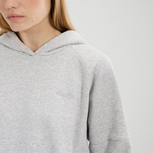 Kapuzenpulli Liscia für Damen Hellgrau Meliert