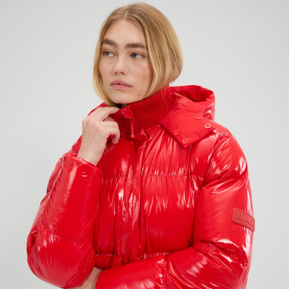 Women's Sela Oversized Puffa Red
