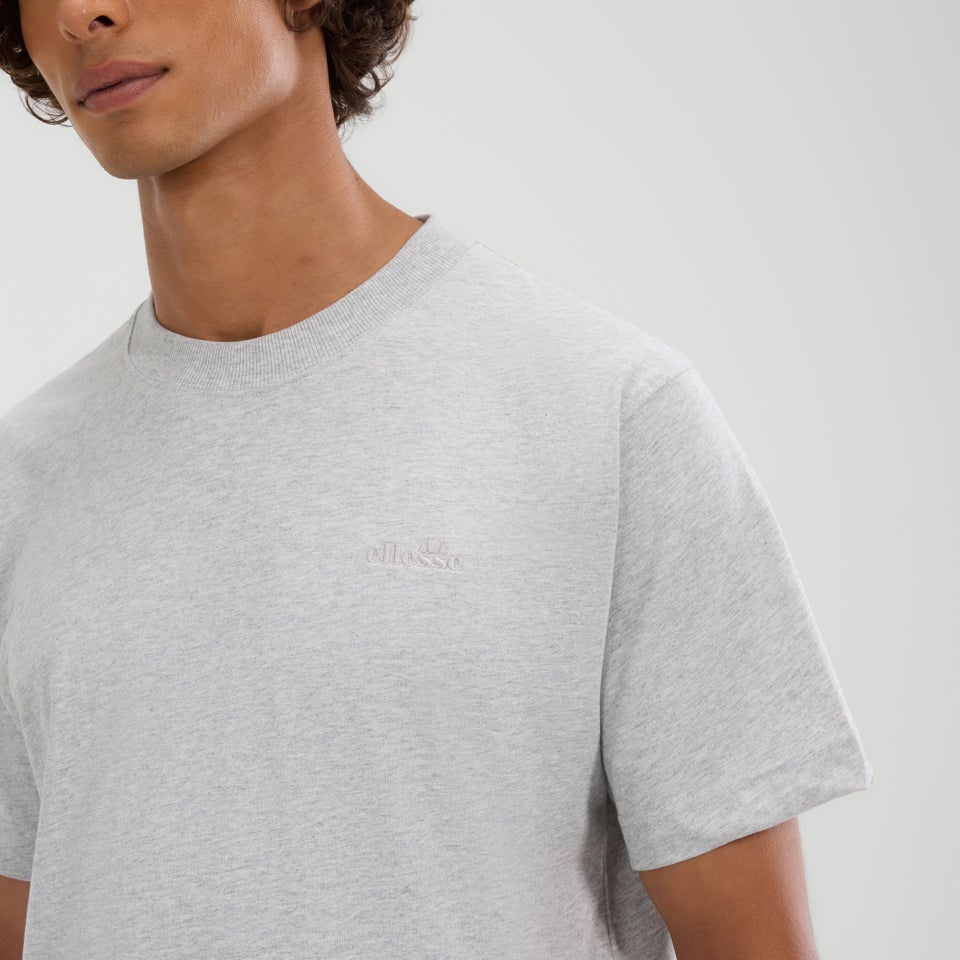 T-Shirt Acciano für Herren Hellgrau Meliert