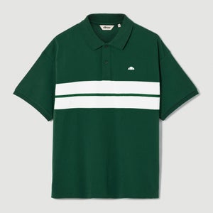 ELLESSE SBARRI POLO AM DARK GREEN - M