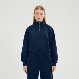 Women's Carrera 1/4 Zip Sweatshirt Navy