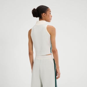 Women's Surista Knitted 1/4 Zip Top Off White