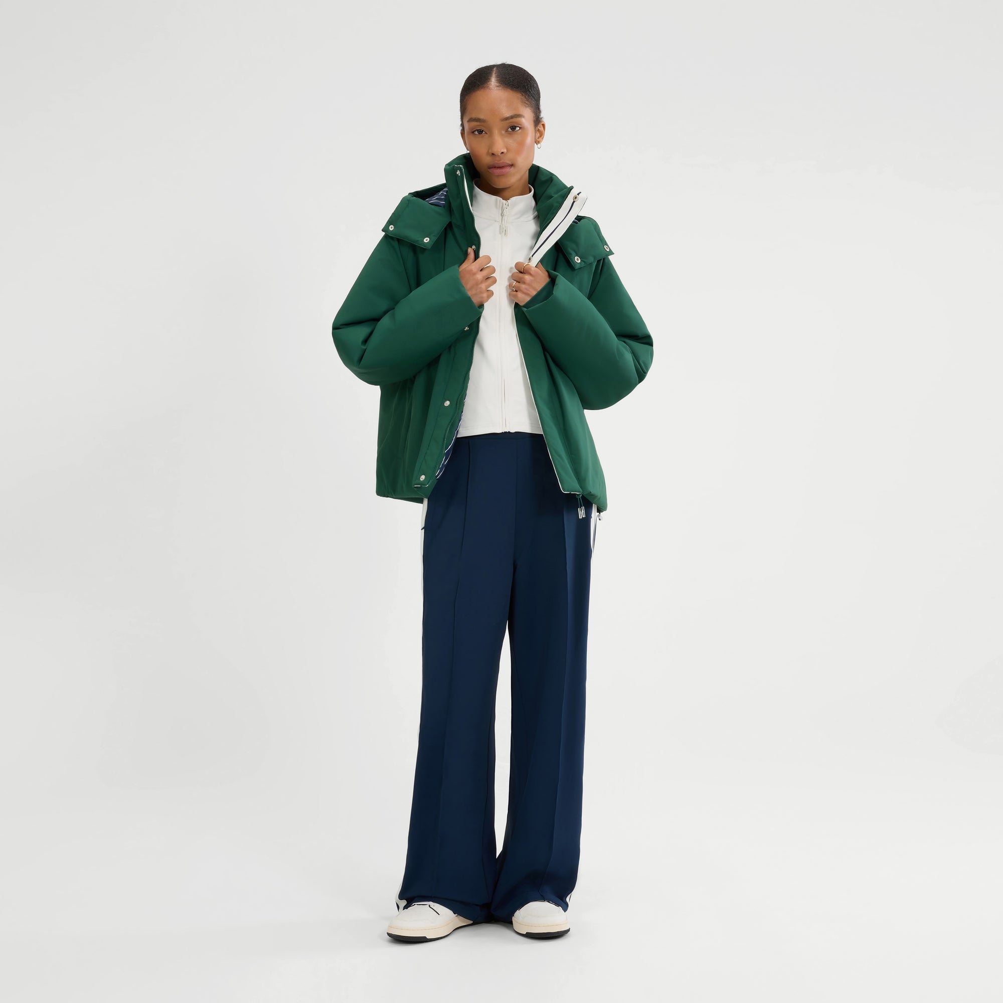 Women's Zenira Padded Jacket Dark Green | ellesse UK
