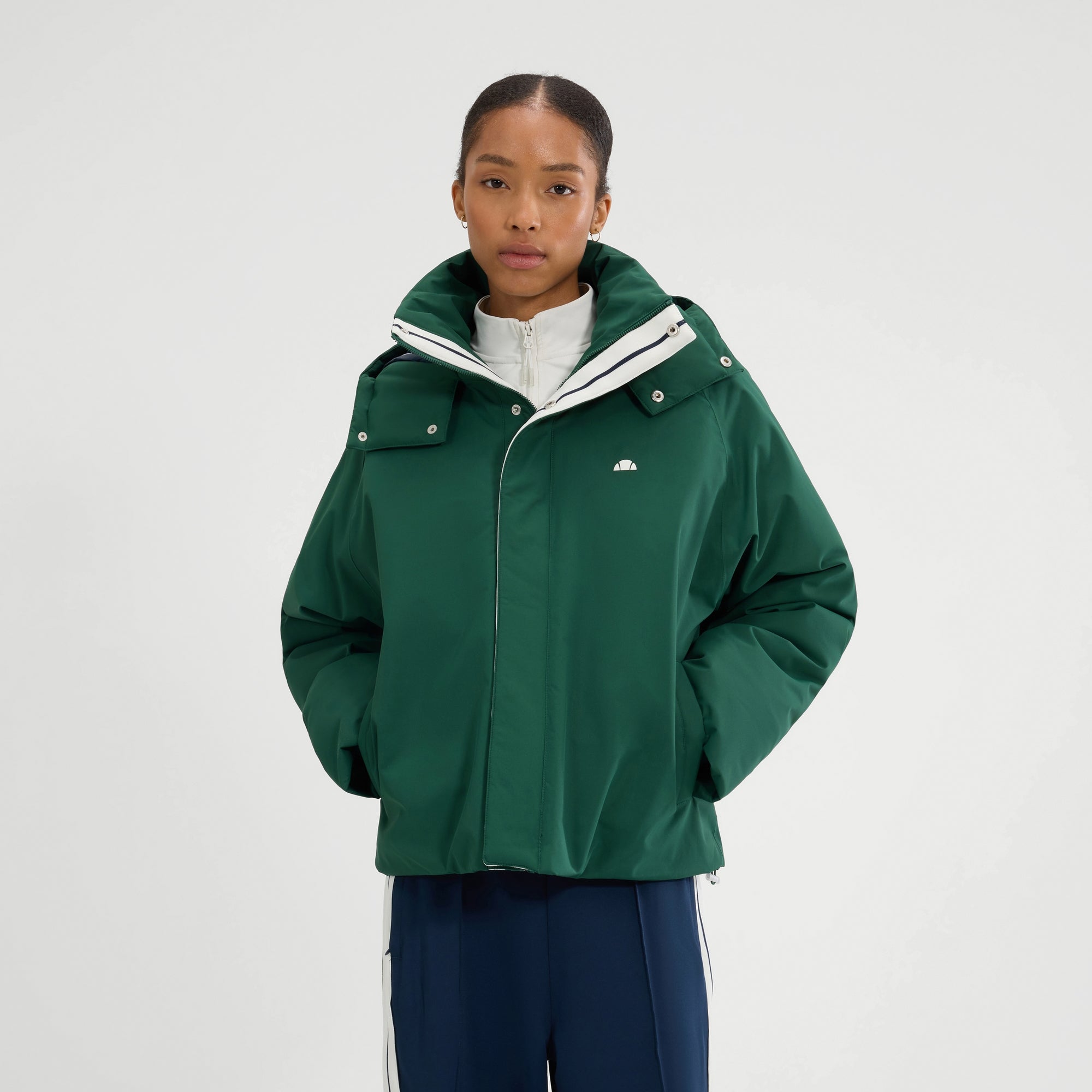 Women's Zenira Padded Jacket Dark Green | ellesse UK