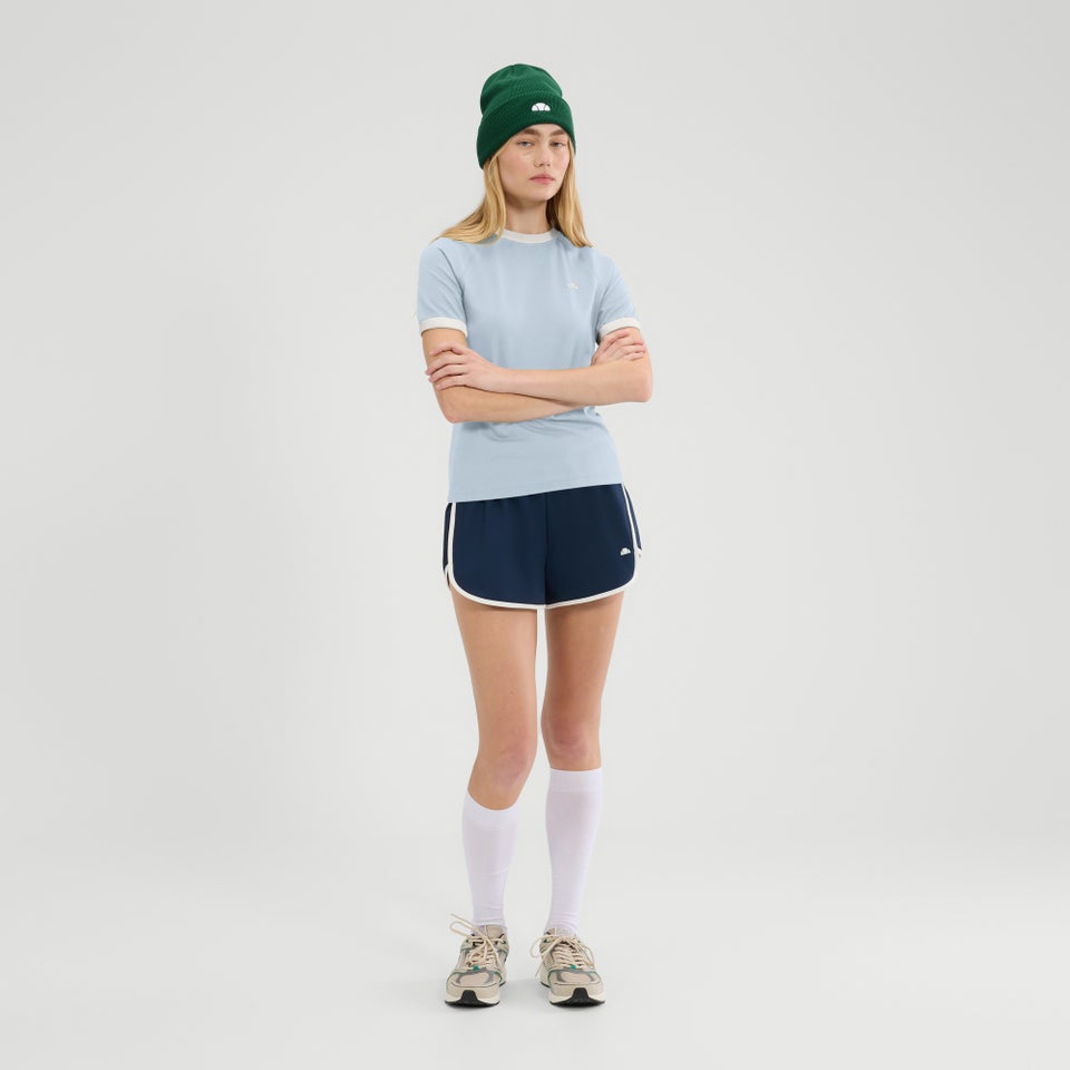 Bauchfreies T-Shirt Etchemin für Damen Hellblau