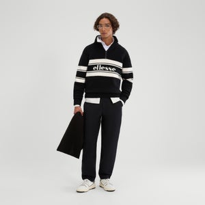 Men's Palloni Knitted 1/4 Zip Sweatshirt Black