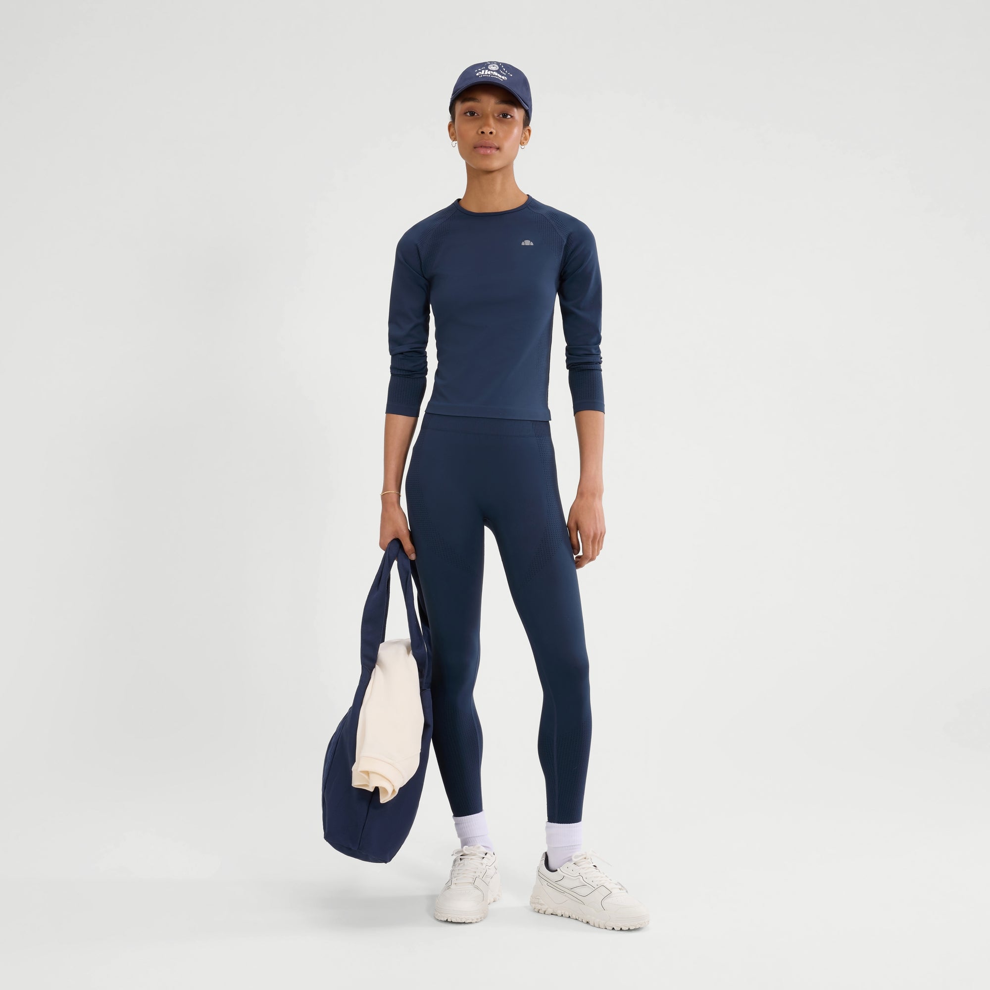 Women's D'Irene Long Sleeve Top Navy | ellesse UK