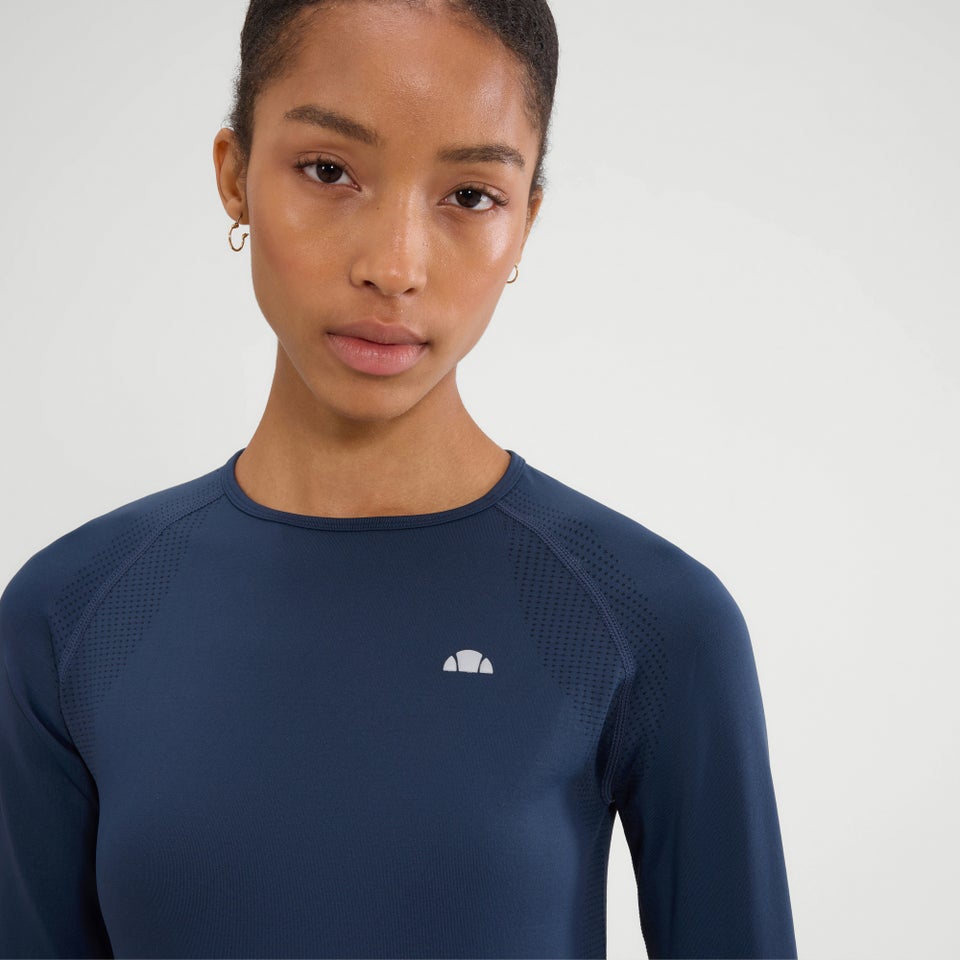 Langärmeliges Oberteil D'Irene für Damen Marineblau