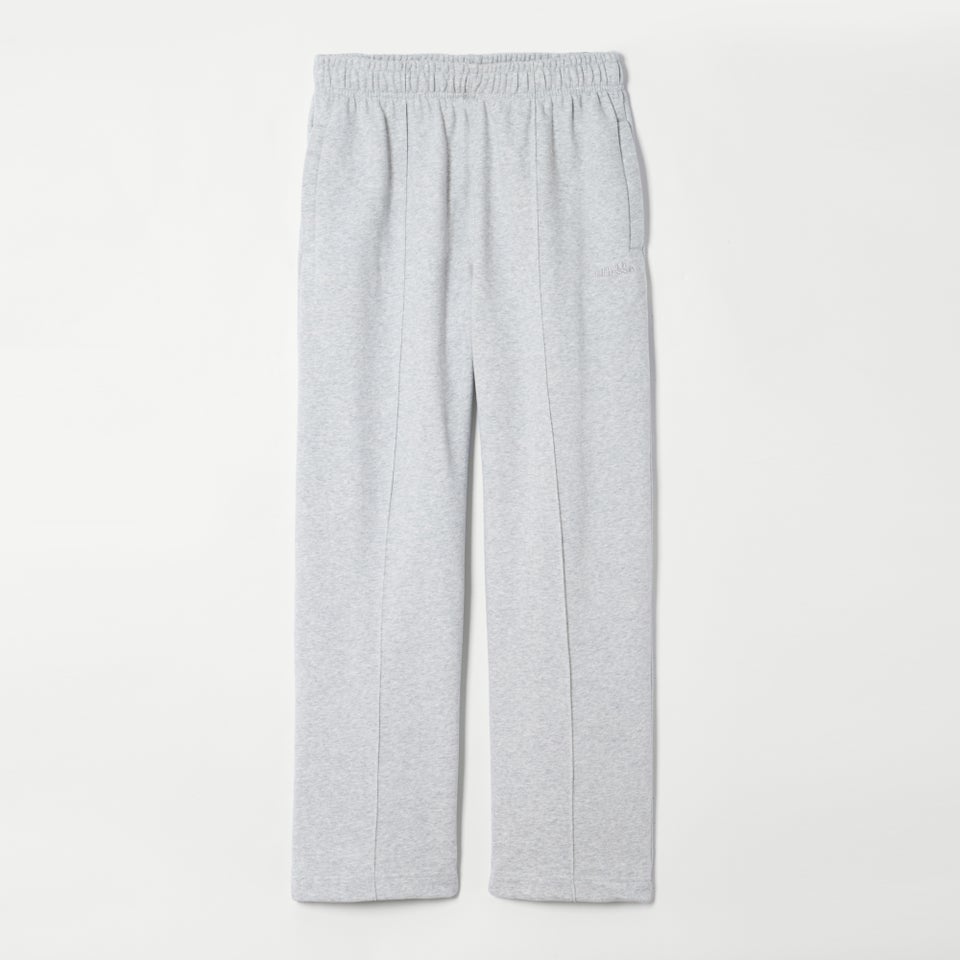 Jogginghose Casoli mit weitem Bein für Damen Hellgrau Meliert