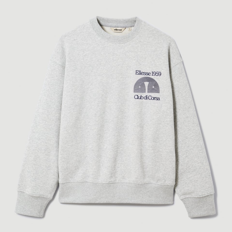 Men's Club Di Corsa Sweatshirt Light Grey Marl