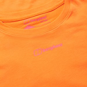 Women's Grappled Short Sleeve Tee - Orange