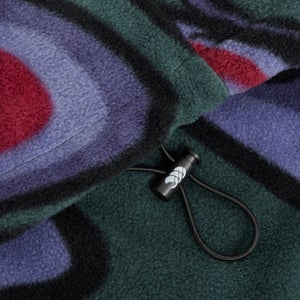 Adult Unisex Ireland Retro Fleece Green/Purple