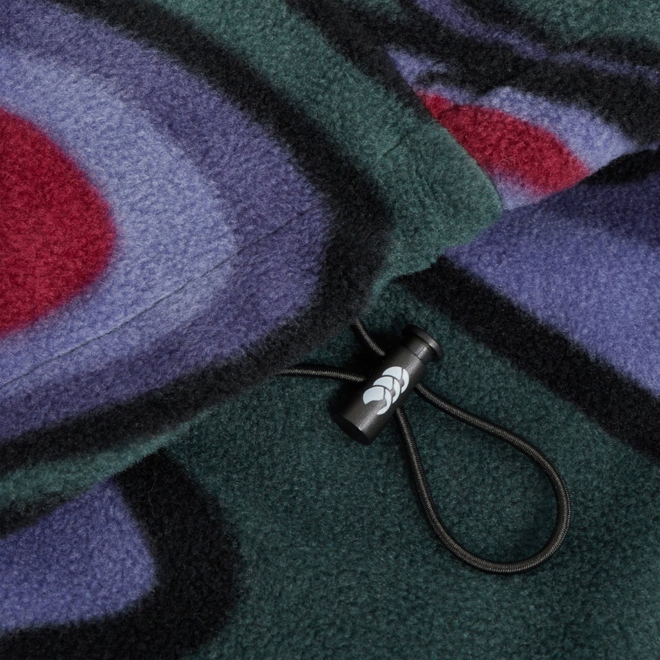 Adult Unisex Ireland Retro Fleece Green/Purple