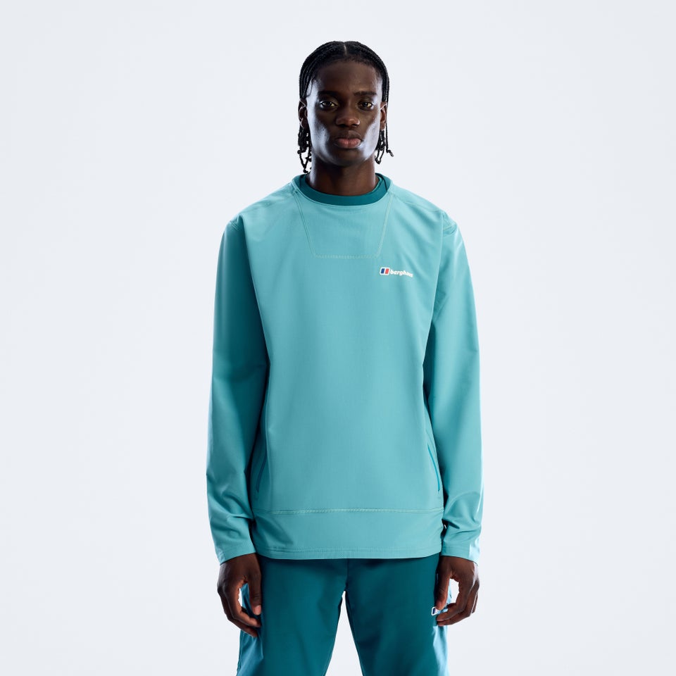 Men's Greenbank Crew Sweater - Calgary Blue