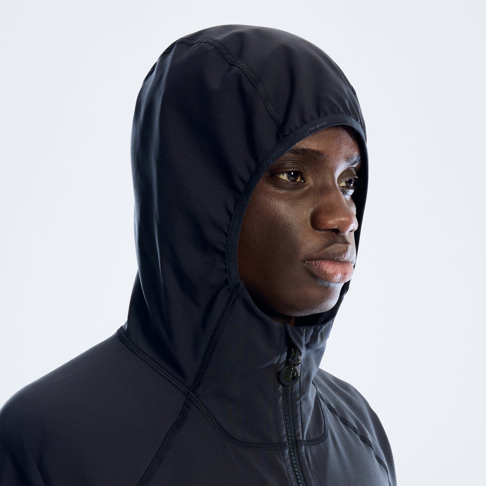 Men's Wavertree Hooded Jacket - Jet Black