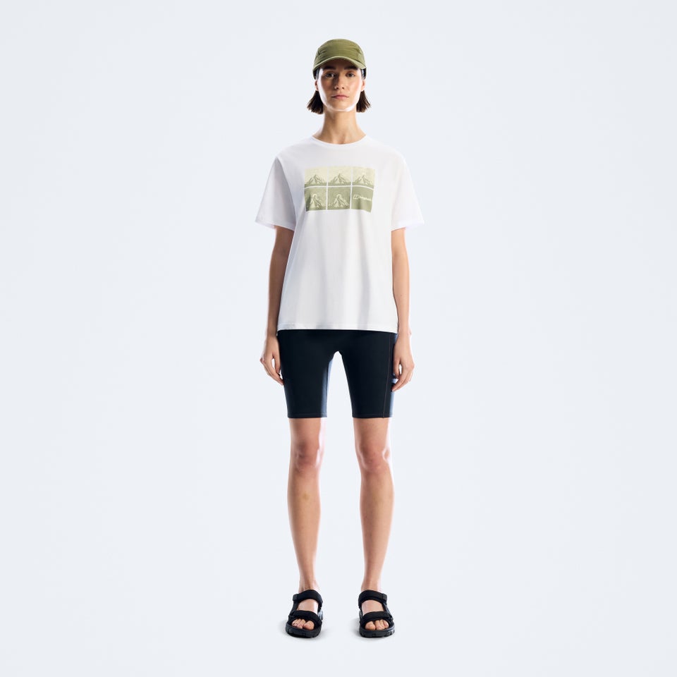 Women's Mountainscape Essential Tee - White