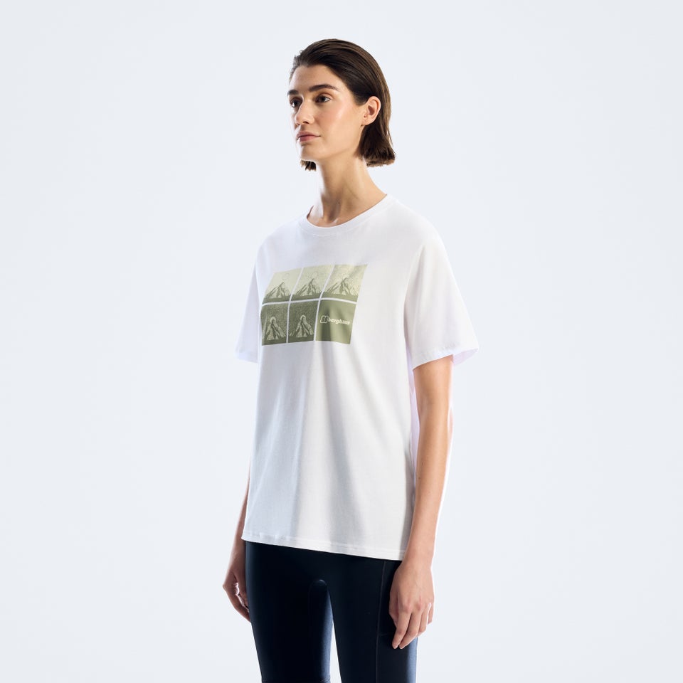 Women's Mountainscape Essential Tee - White