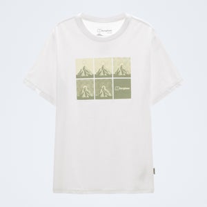 Mountainscape Essential-Tee für Damen - Weiß