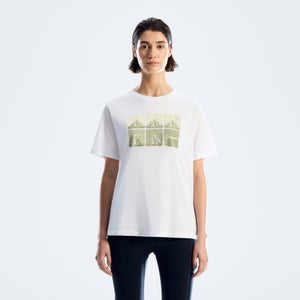 Mountainscape Essential-Tee für Damen - Weiß