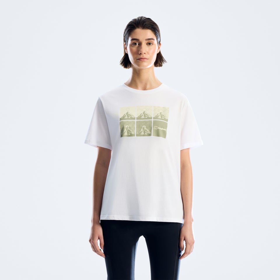 Women's Mountainscape Essential Tee - White