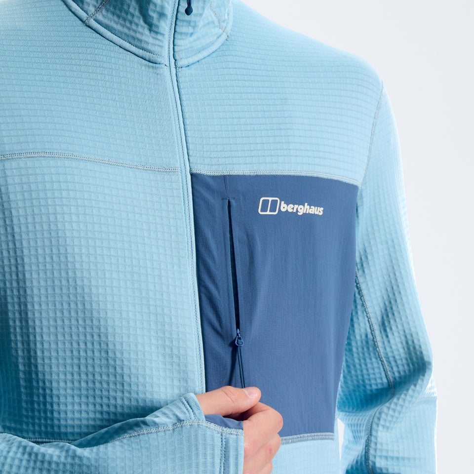 Ridge-Hiker Kapuzenjacke für Herren - Hellblau